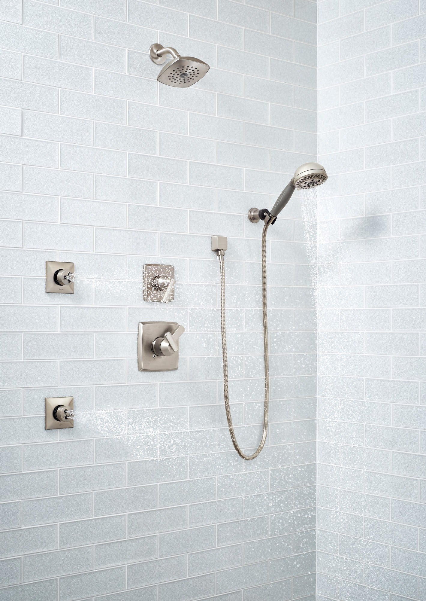 Delta Universal Showering Components H2OKinetic® 5-Setting Adjustable Wall Mount Hand Shower