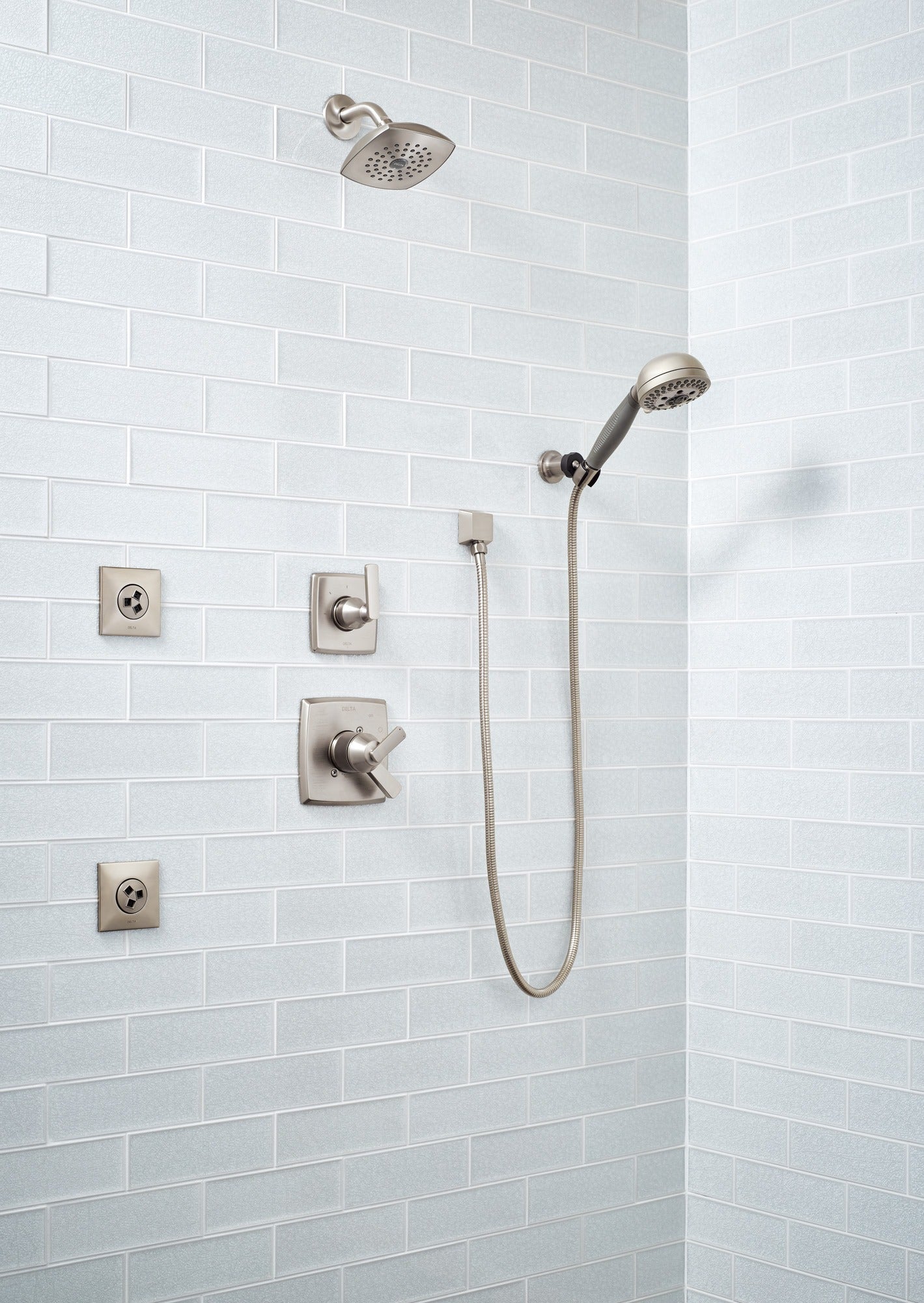 Delta Universal Showering Components H2OKinetic® 5-Setting Adjustable Wall Mount Hand Shower