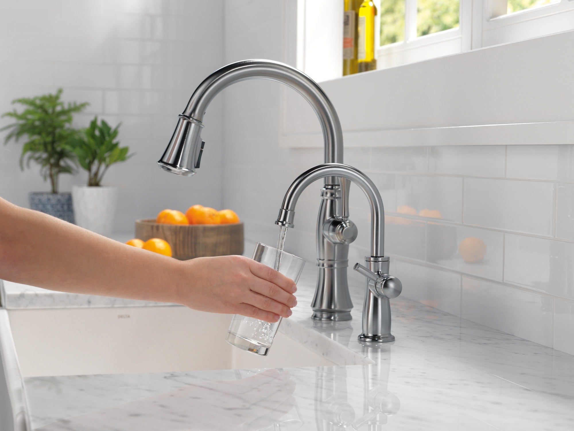 Delta Cassidy® Single Handle Pull-Down Kitchen Faucet