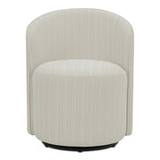 Moes Sylvie Outdoor Swivel Dining Chair Cream AZ-1001-05