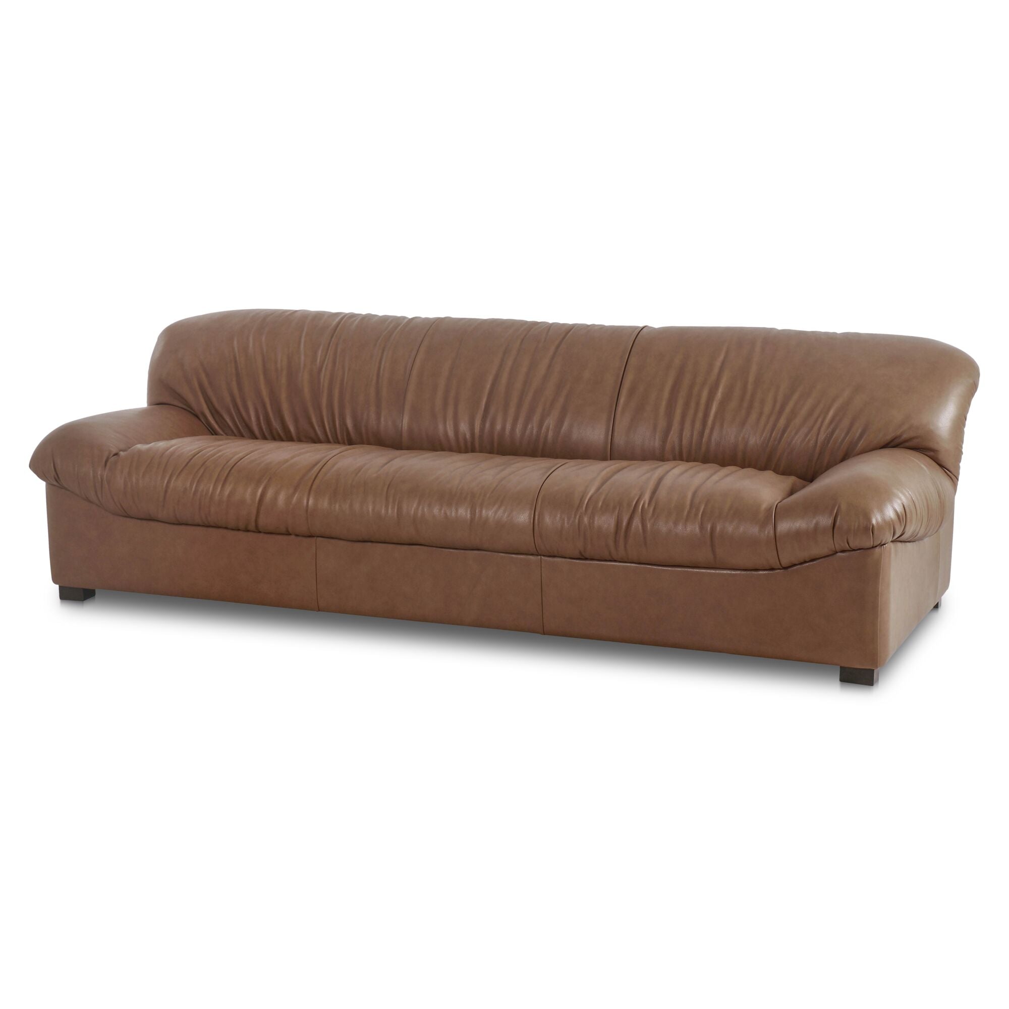 Moes Halston Sofa Tan Leather AZ-1005-03