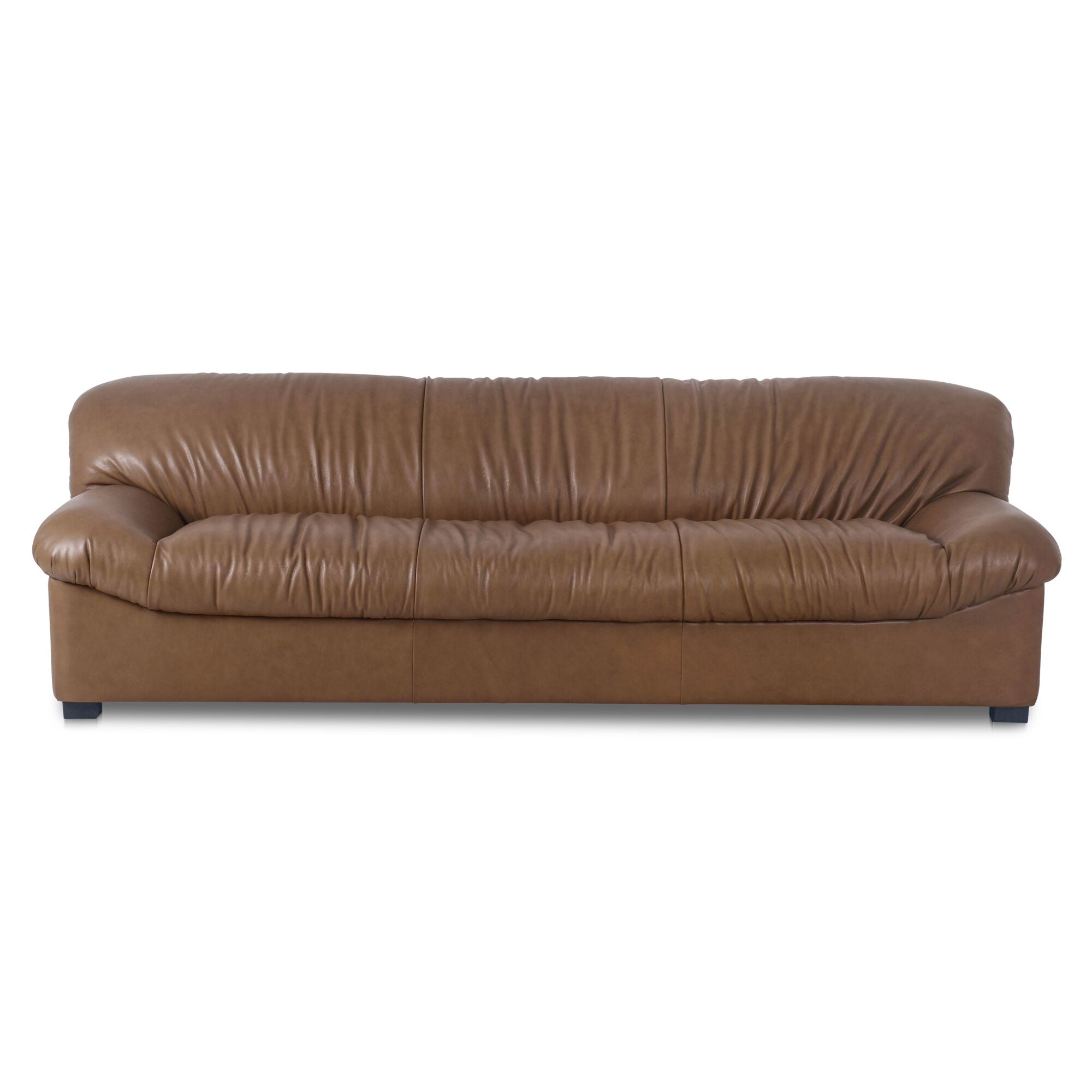 Moes Halston Sofa Tan Leather AZ-1005-03