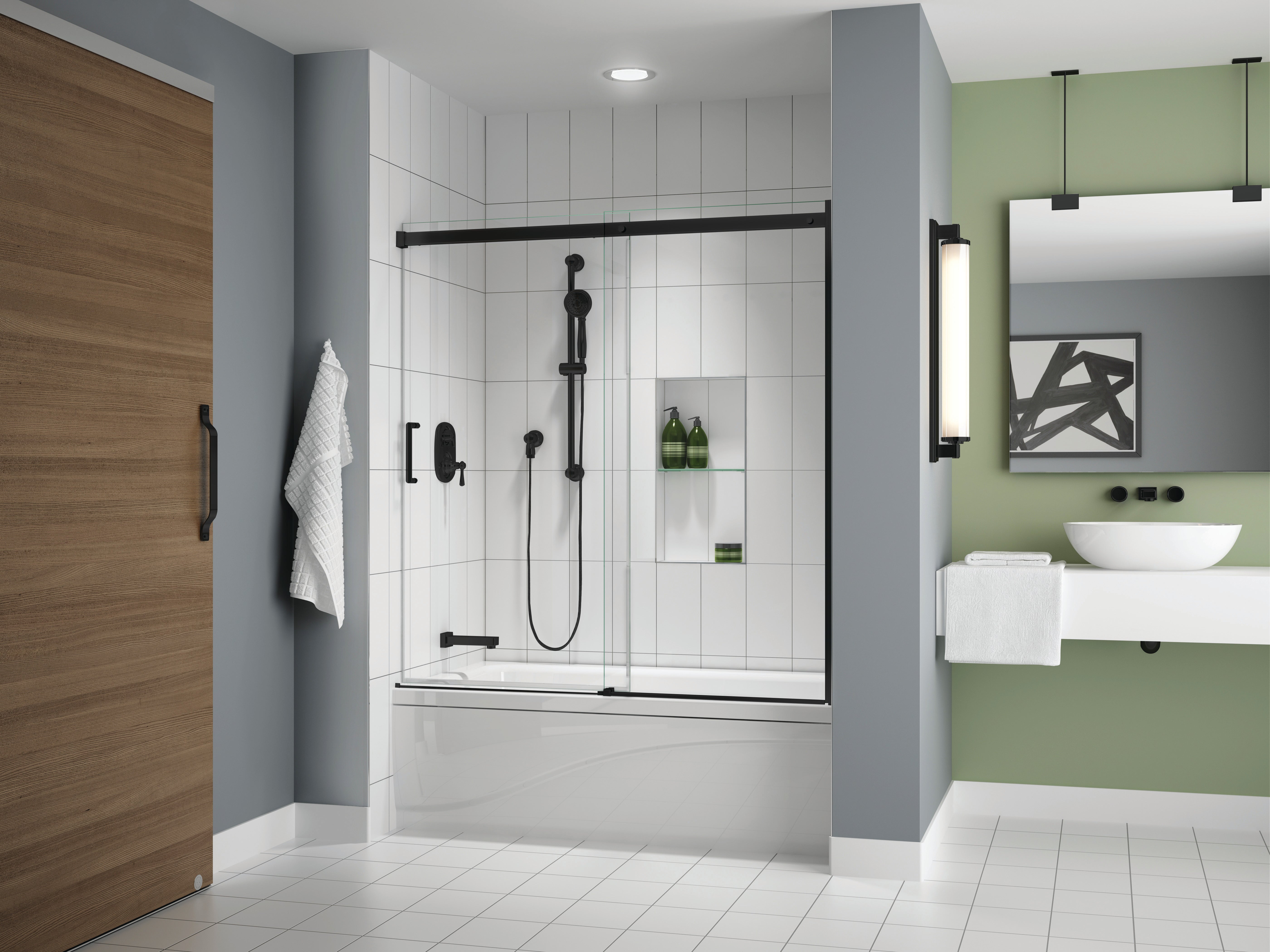 Apollo Tub enclosure Shower Door