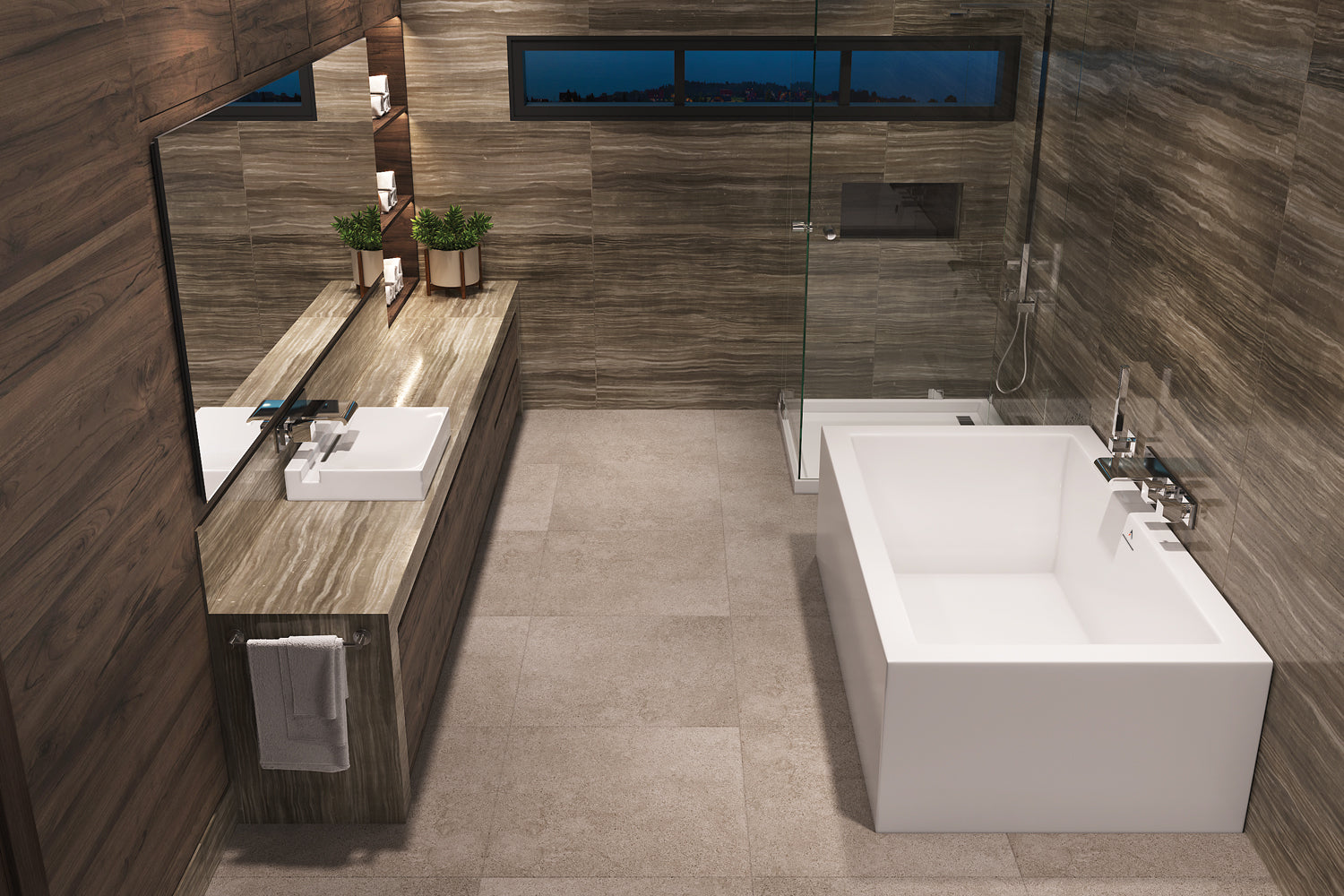 Americh Atlas 6640 - Tub Only Freestanding Bathtub AT6640T-WH