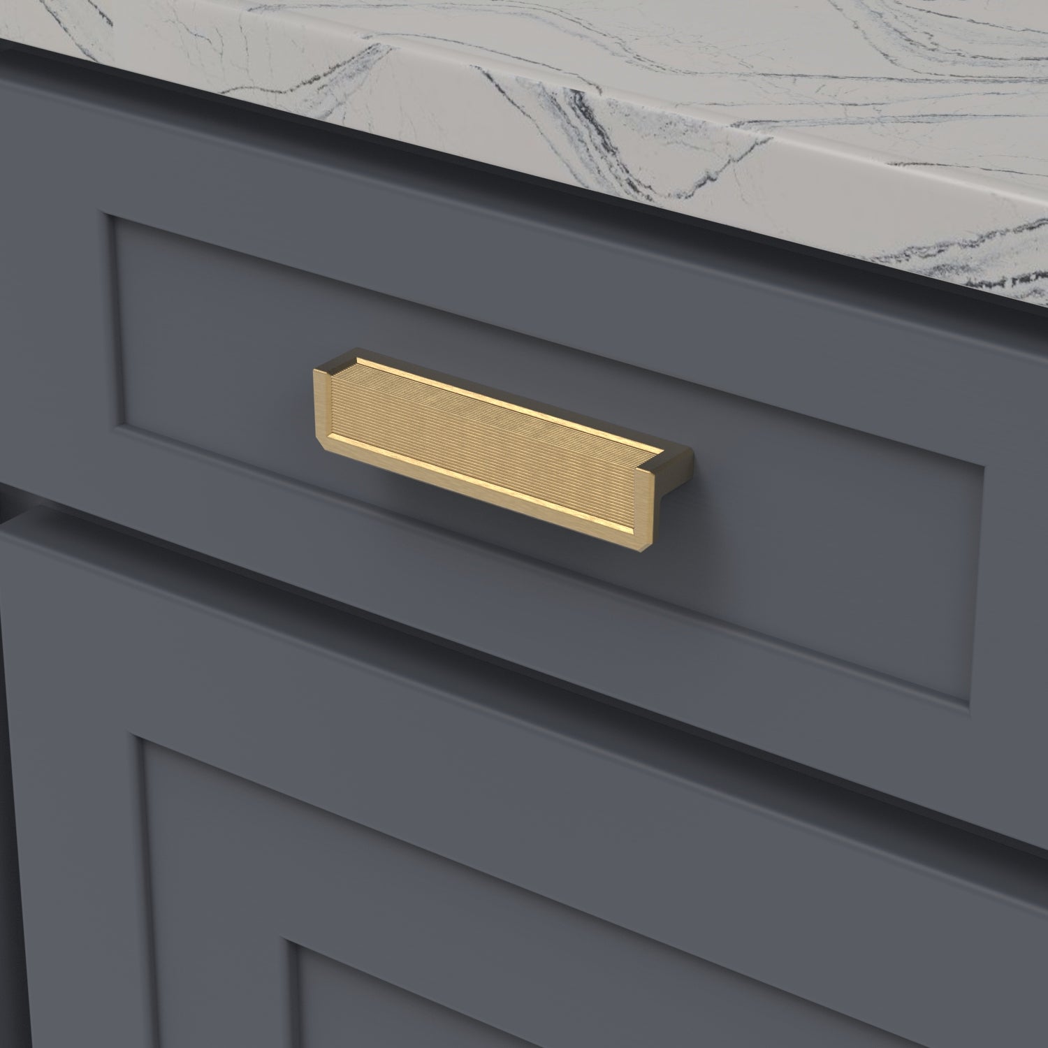 Belwith 3 Inch Center to Center Bijou Linea Pull (B056013)