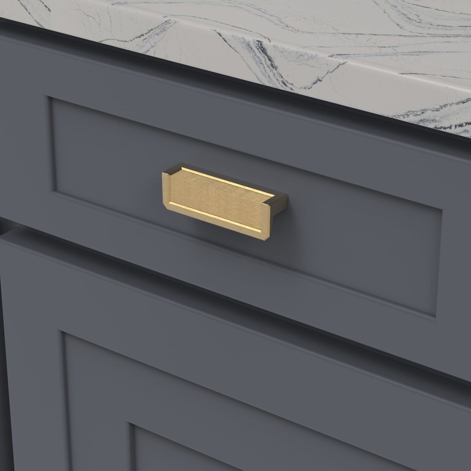 Belwith 3 Inch Center to Center Bijou Linea Pull (B056060)