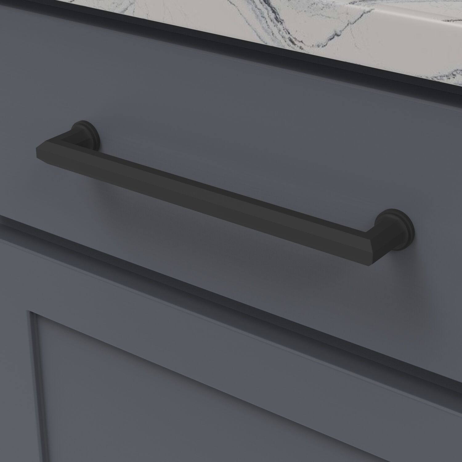 Belwith 8-11/16 Inch (220mm) Center to Center Facette Pull (B072442)