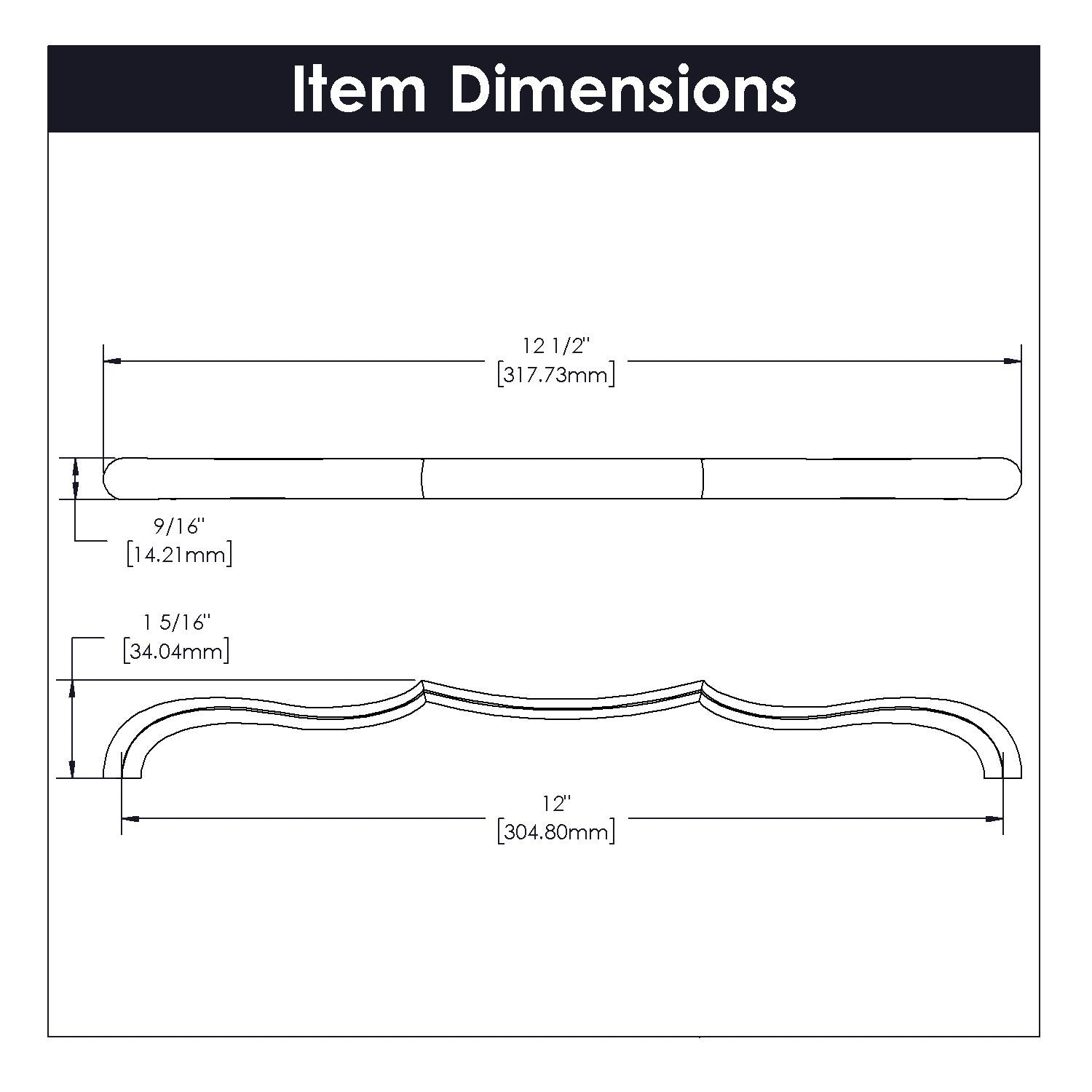 Belwith 12 Inch Center to Center Trellis Pull (B076145)