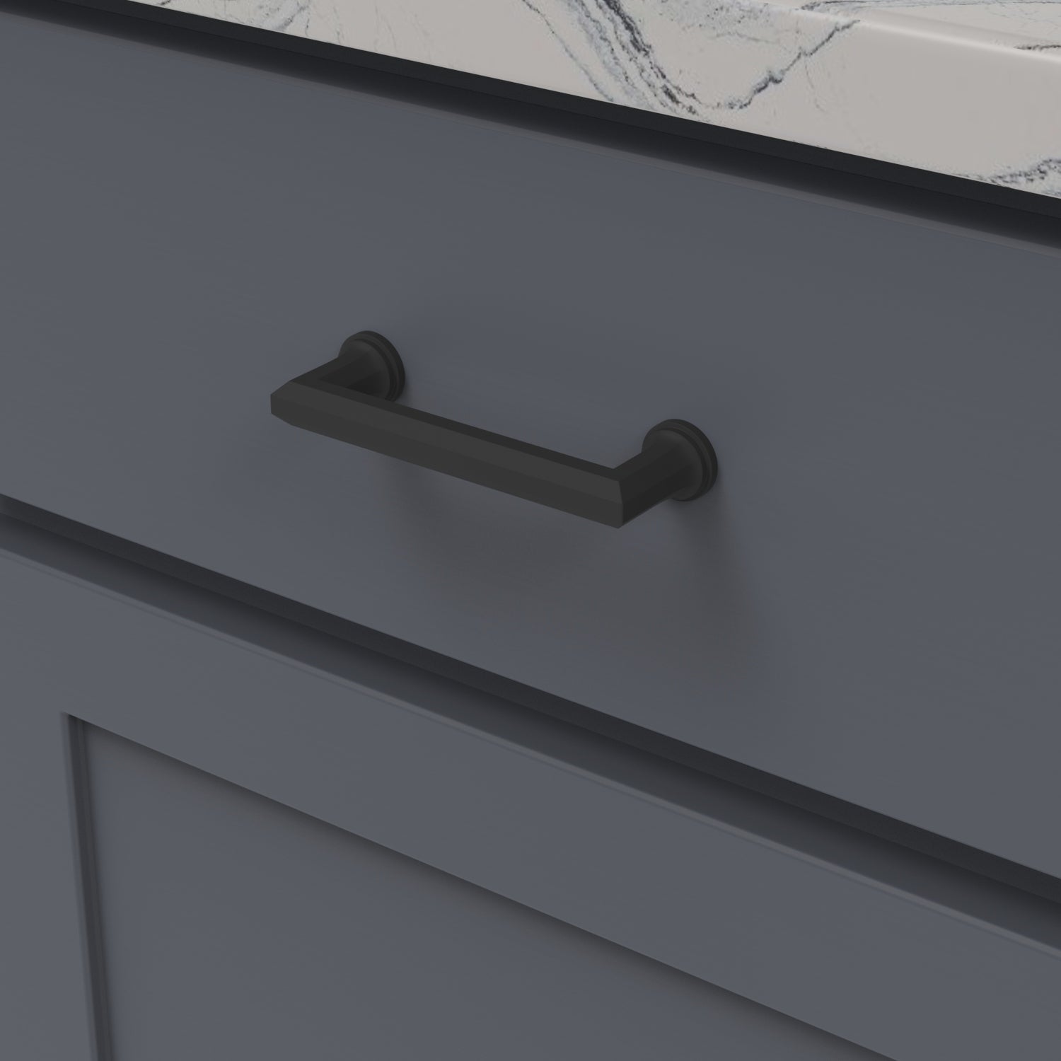 Belwith 3-3/4 Inch (96mm) Center to Center Facette Pull (B076541)