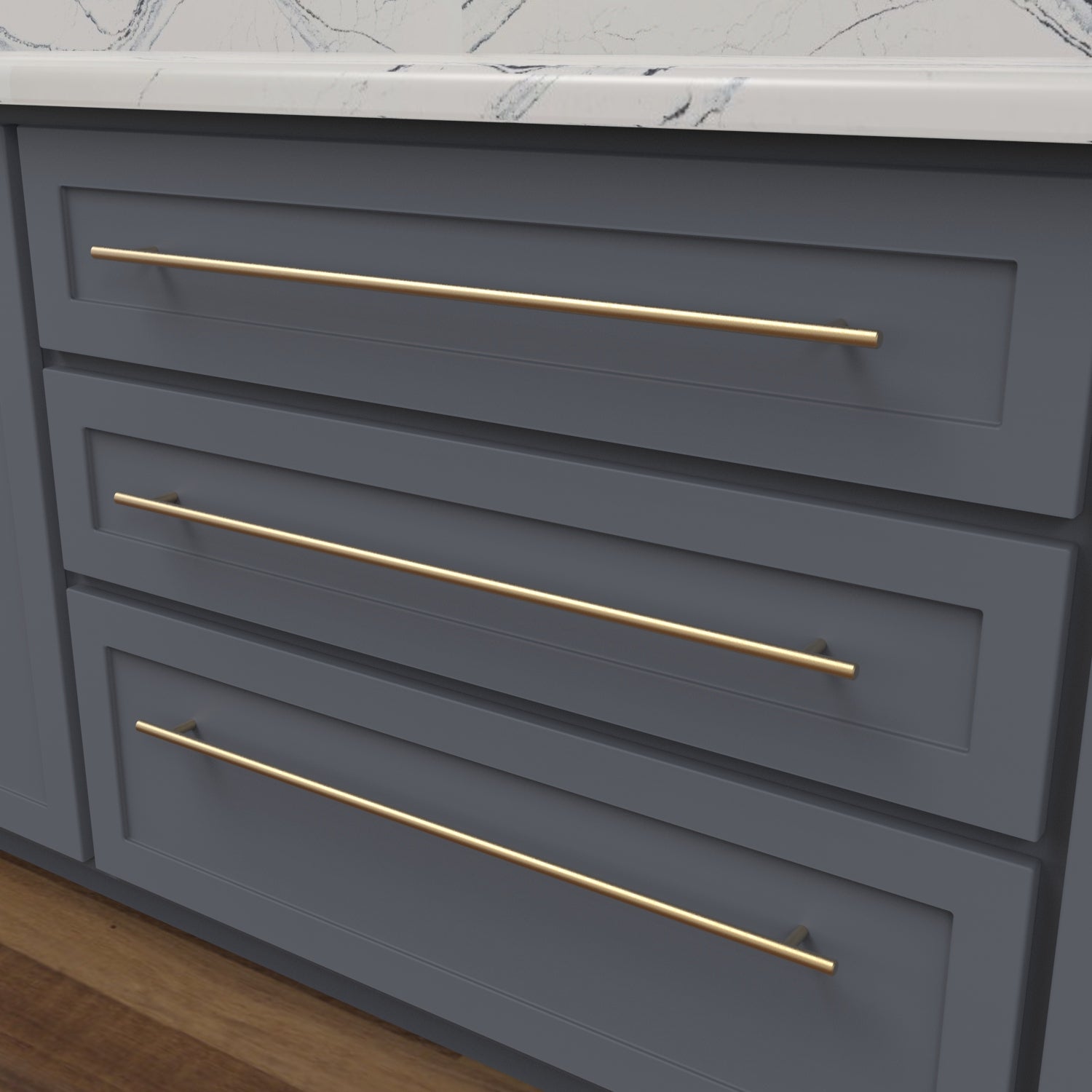 Belwith 25-3/16 Inch (640mm) Center to Center Contemporary Bar Pulls Pull (B076761)