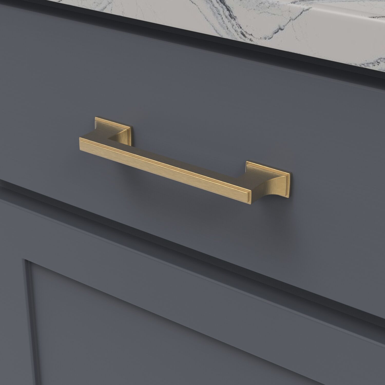 Belwith 5-1/16 Inch (128mm) Center to Center Brownstone Pull (B077462)