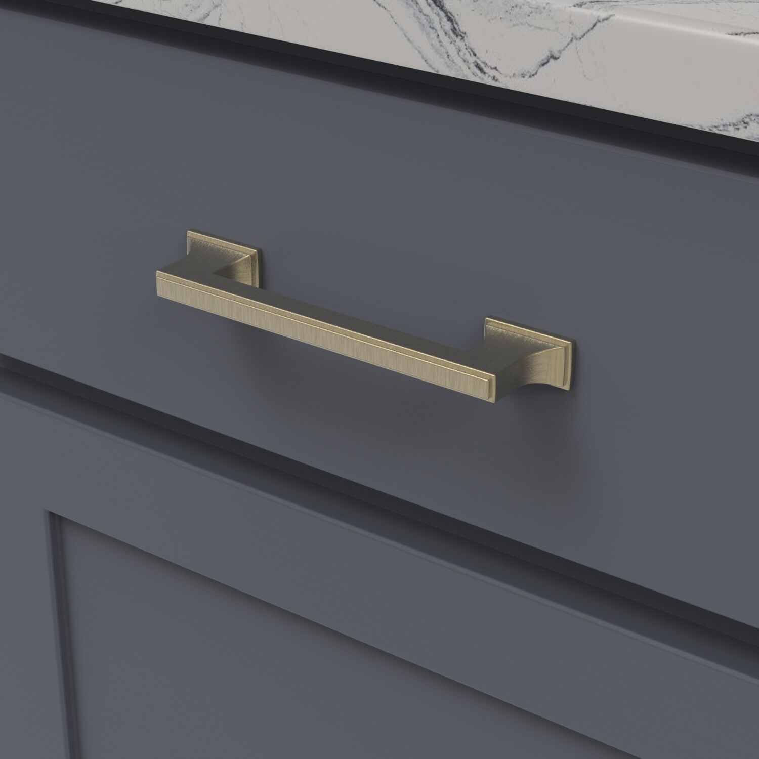Belwith 5-1/16 Inch (128mm) Center to Center Brownstone Pull (B077462)