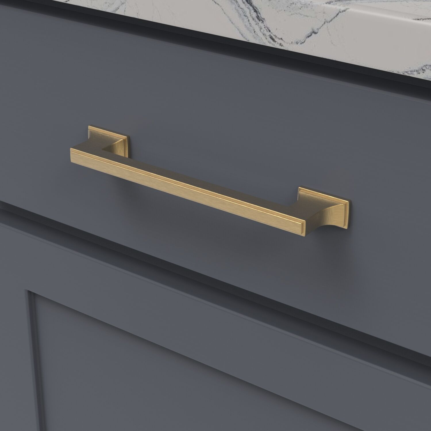 Belwith 6-5/16 Inch (160mm) Center to Center Brownstone Pull (B077463)