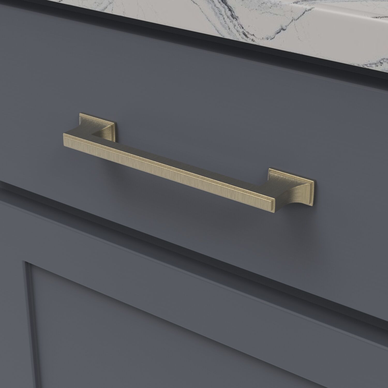 Belwith 6-5/16 Inch (160mm) Center to Center Brownstone Pull (B077463)