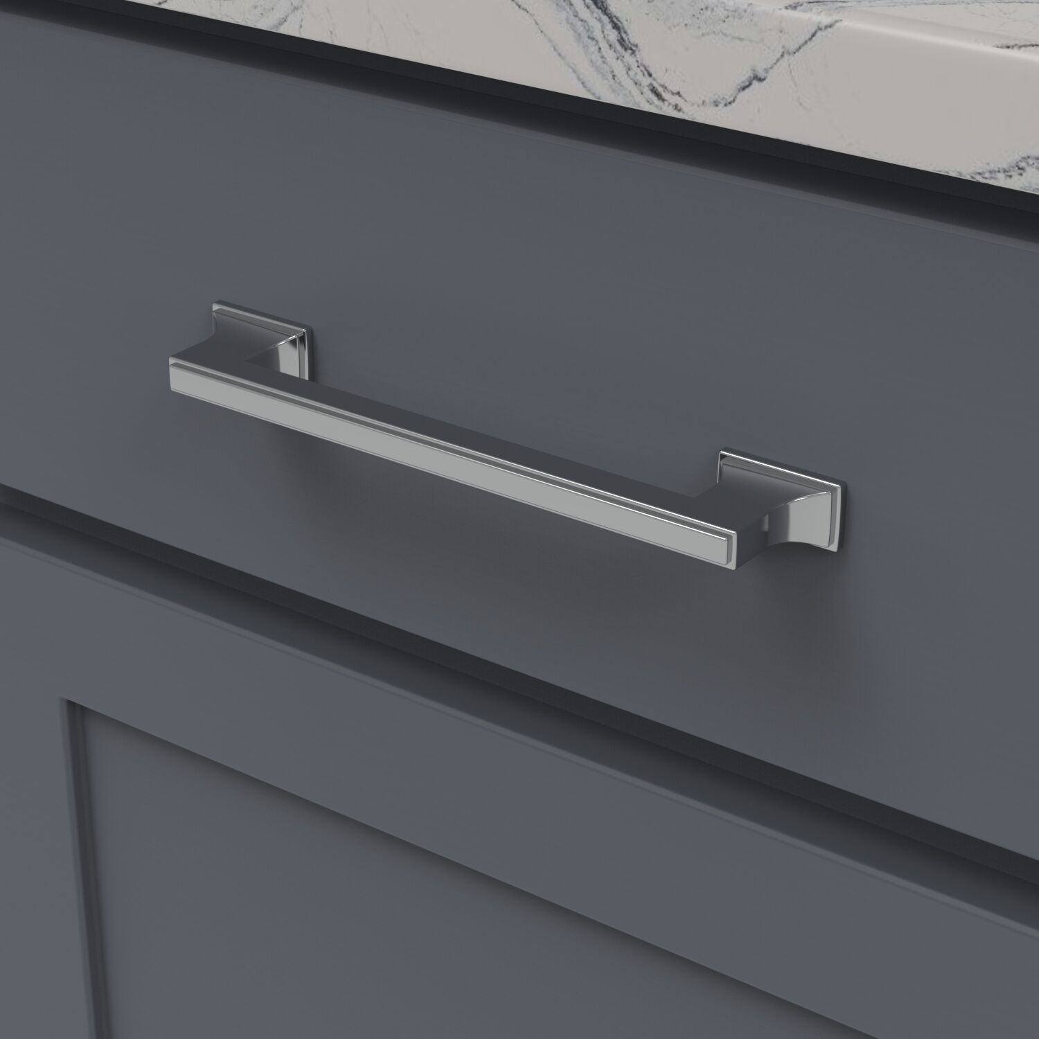 Belwith 6-5/16 Inch (160mm) Center to Center Brownstone Pull (B077463)