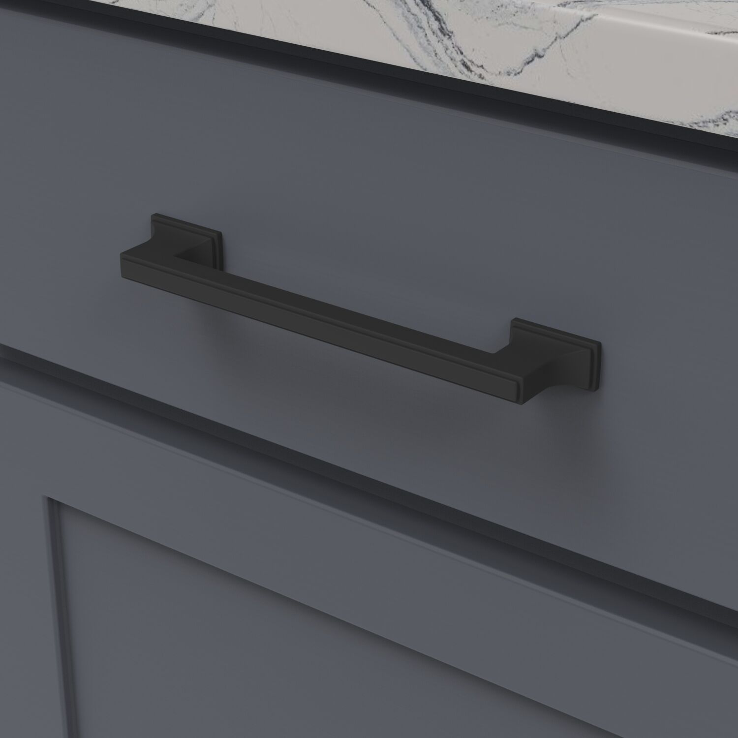 Belwith 6-5/16 Inch (160mm) Center to Center Brownstone Pull (B077463)