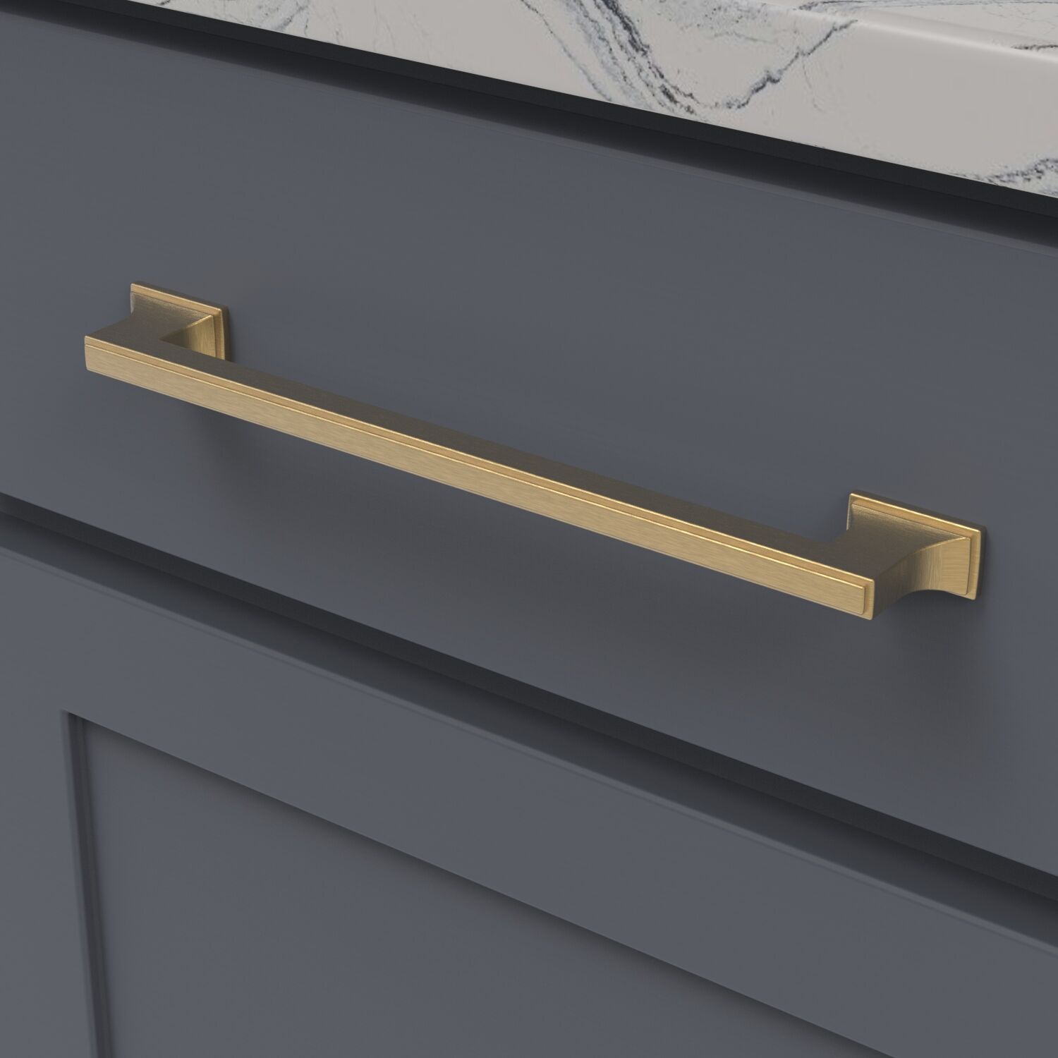 Belwith 8-13/16 Inch (224mm) Center to Center Brownstone Pull (B077464)