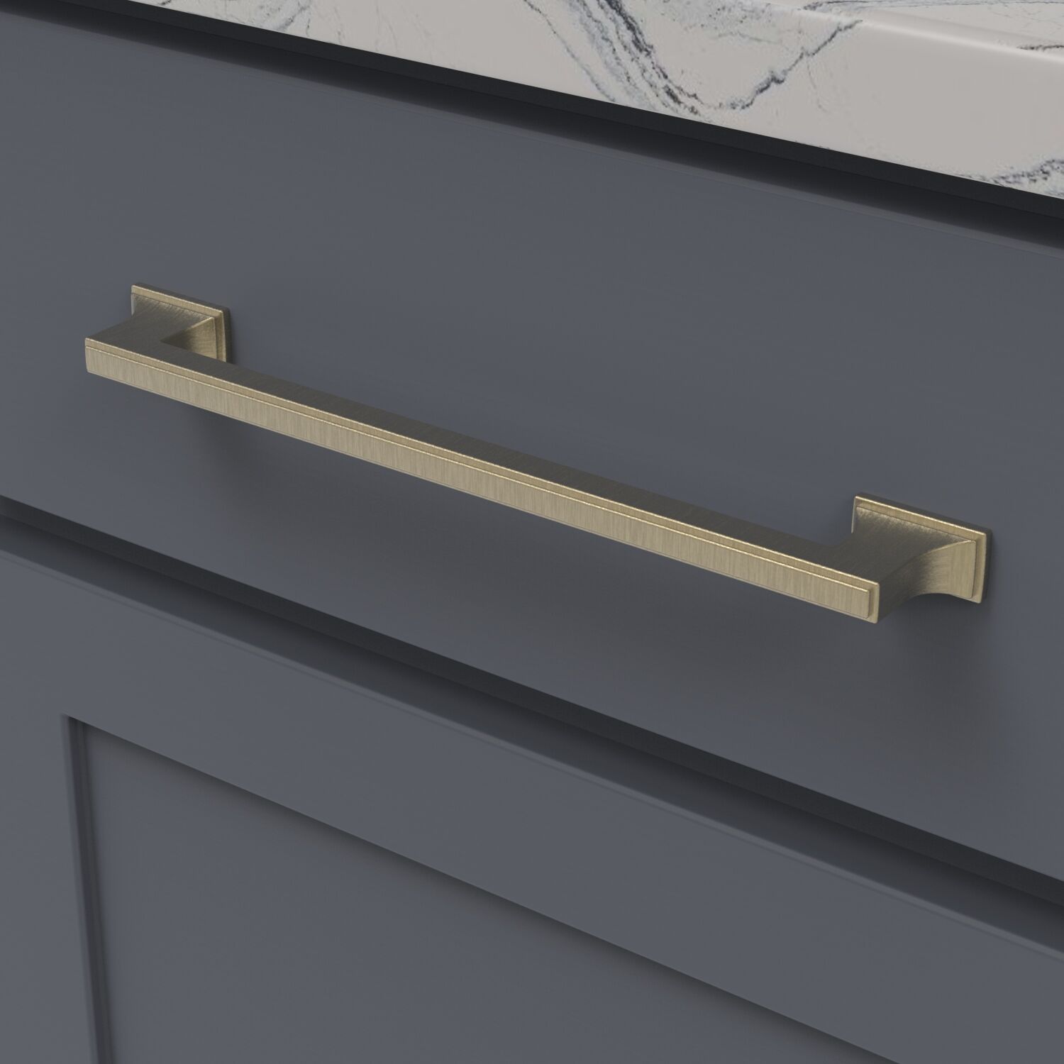 Belwith 8-13/16 Inch (224mm) Center to Center Brownstone Pull (B077464)
