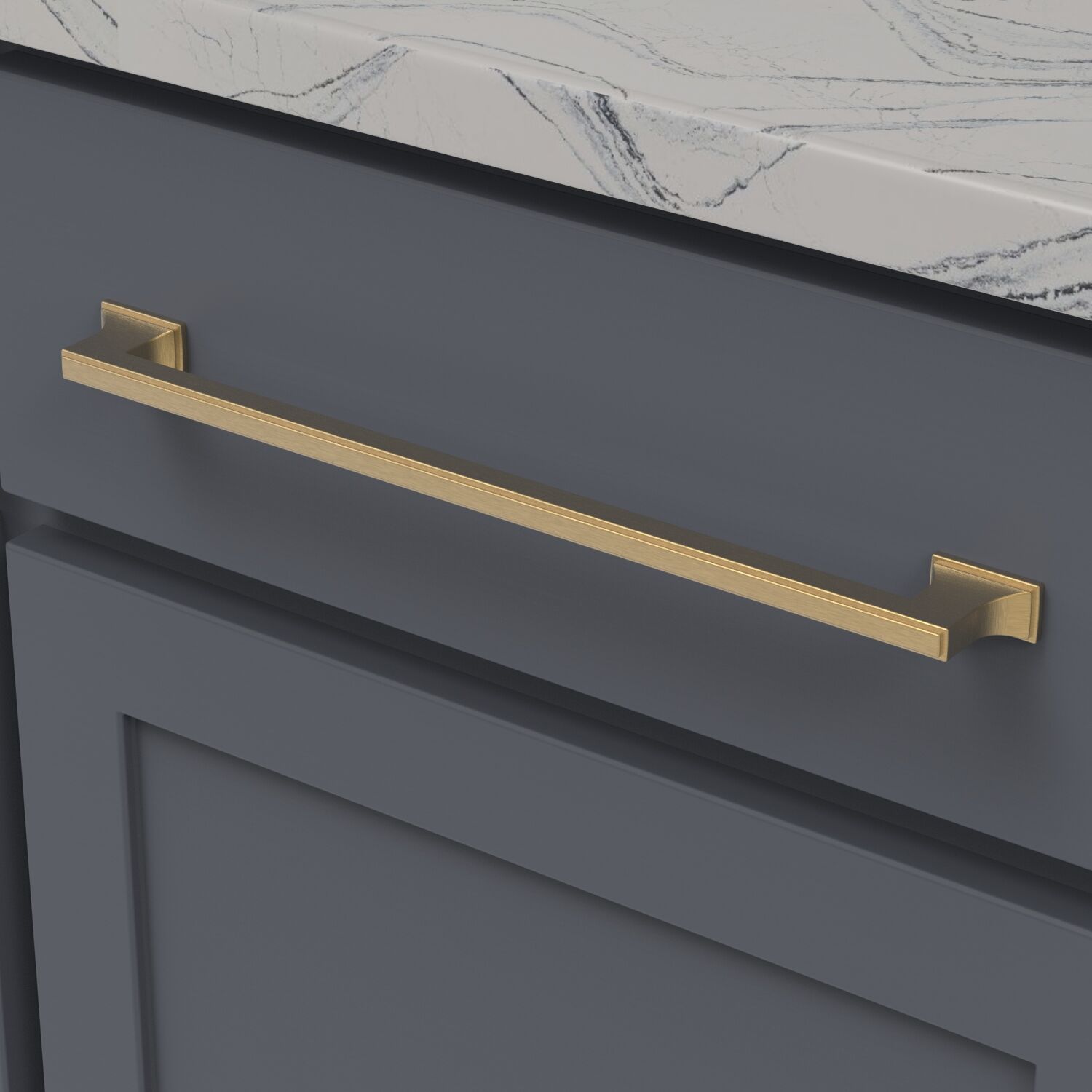 Belwith 12 Inch Center to Center Brownstone Pull (B077465)