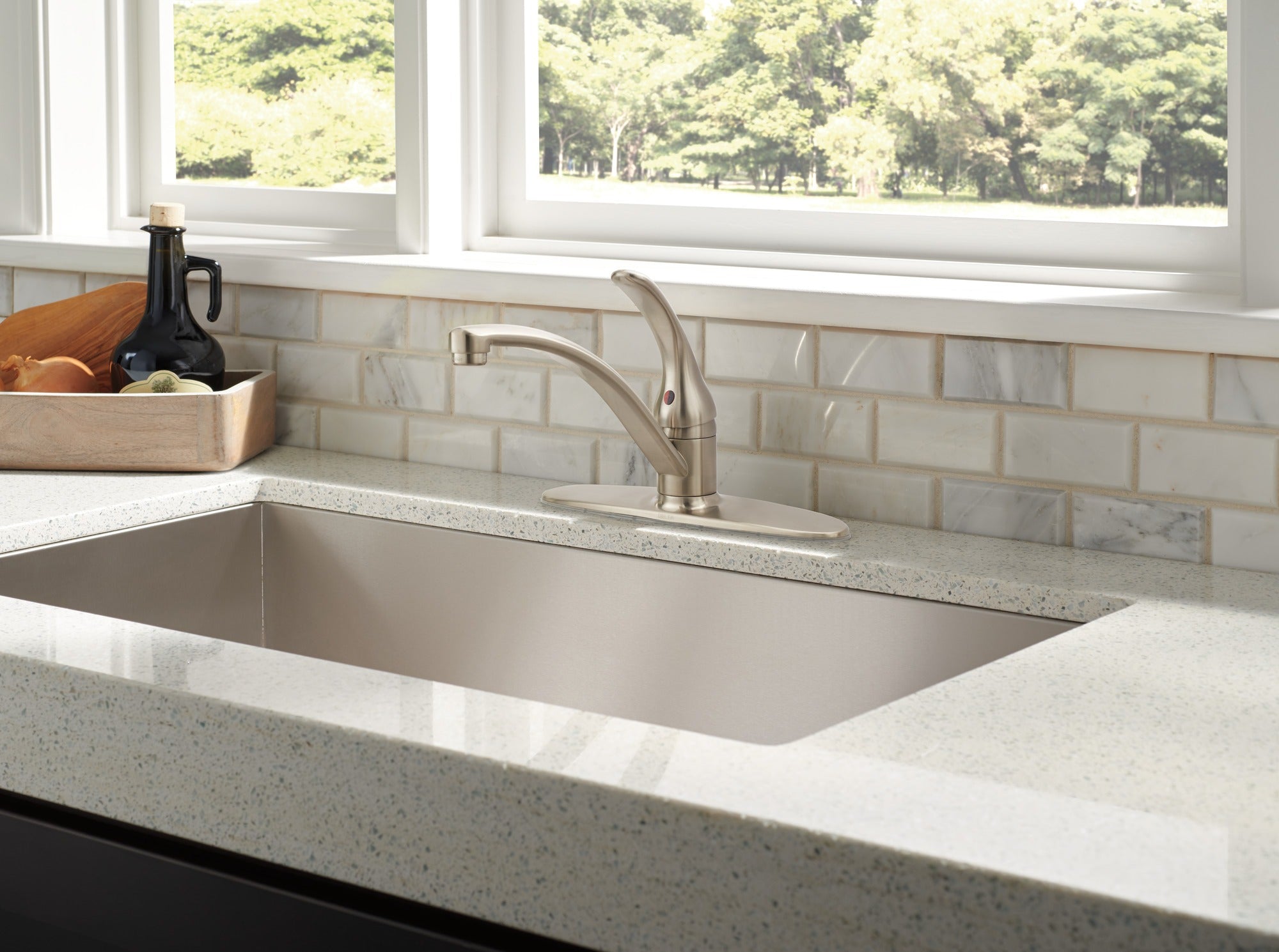 Delta Foundations® Single Handle Kitchen Faucet