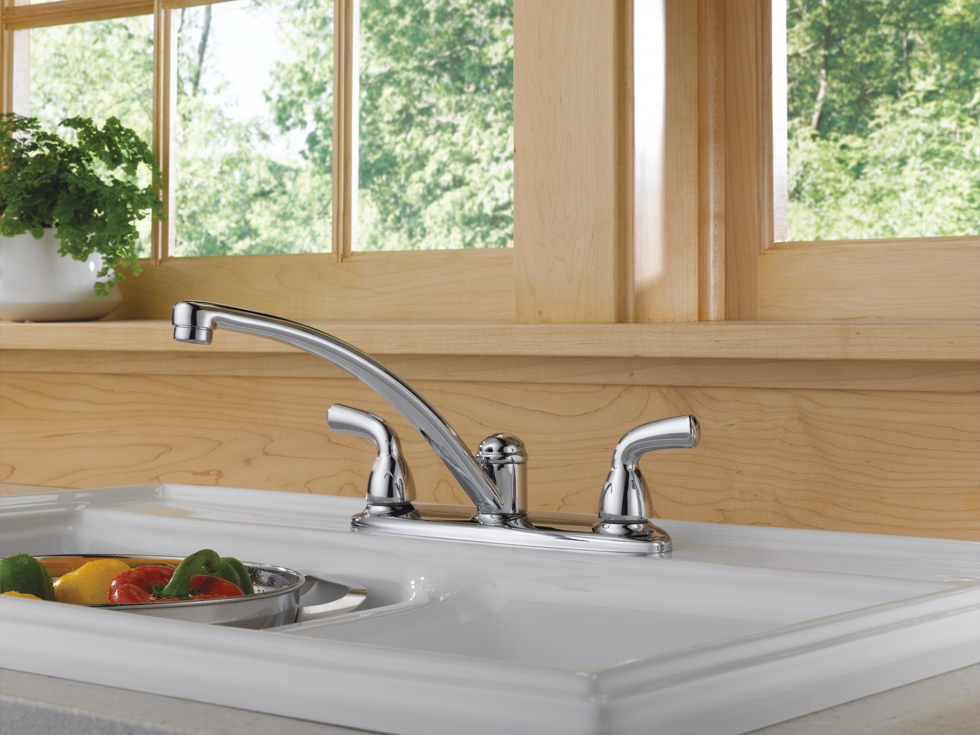 Delta Foundations® Two Handle Kitchen Faucet