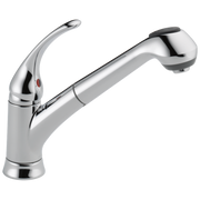 Delta Foundations® Single Handle Pull-Out Kitchen Faucet