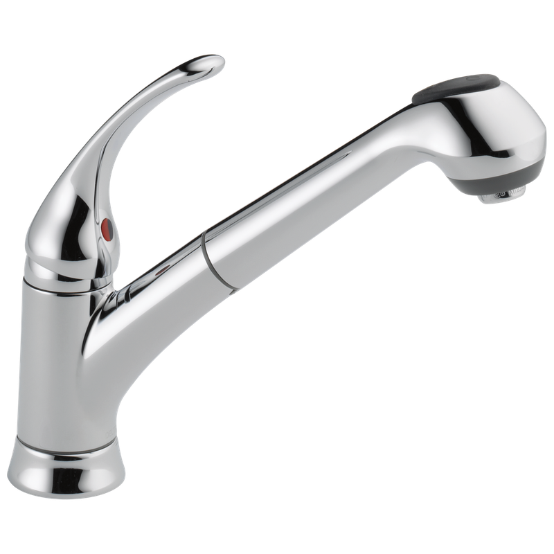 Delta Foundations® Single Handle Pull-Out Kitchen Faucet