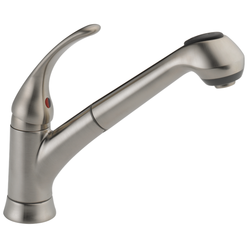 Delta Foundations® Single Handle Pull-Out Kitchen Faucet
