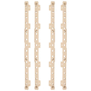 Hardware Resources 4-quick Tray Pilasters 1" With 8-hook Dowels & 8-screws Finish: Beige