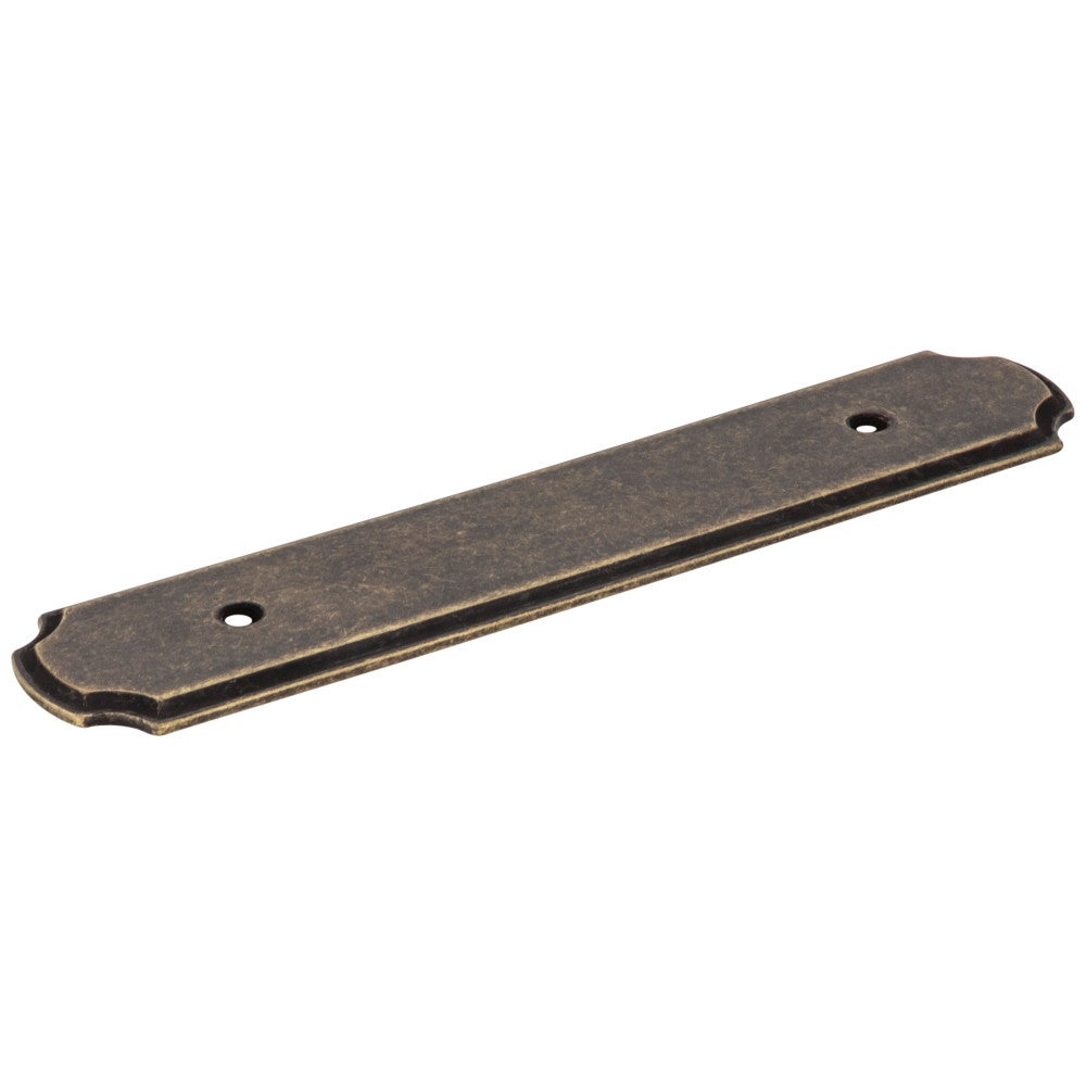 Hardware Resources 6-1/8" O.L. (96 mm Center-to-Center) Polished Chrome Pull Backplate