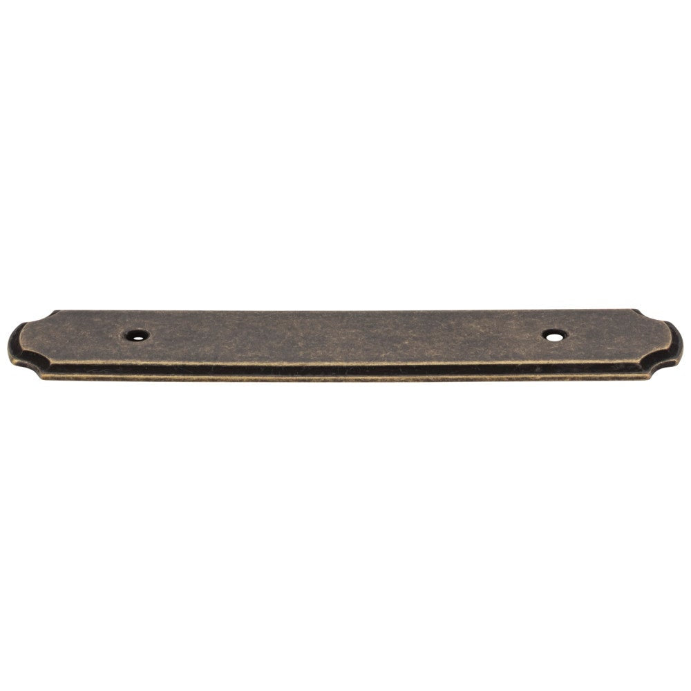 Hardware Resources 6-1/8" O.L. (96 mm Center-to-Center) Polished Chrome Pull Backplate