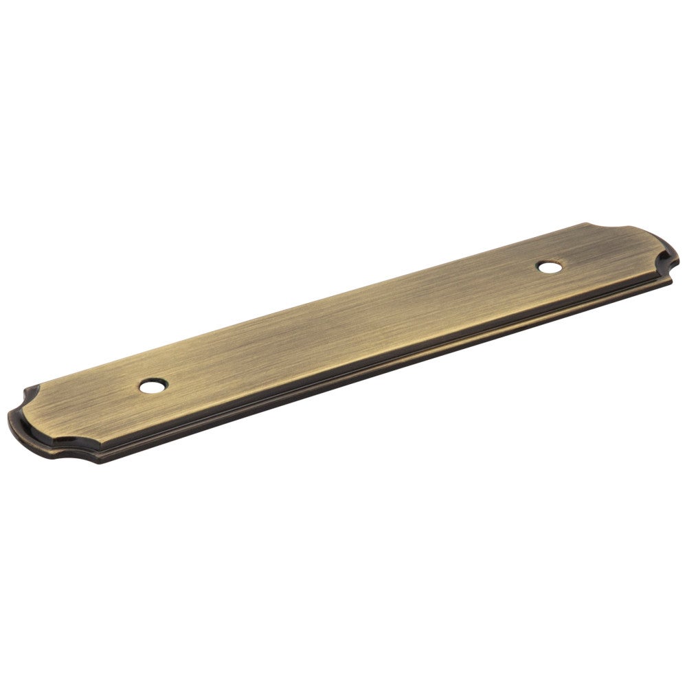 Hardware Resources 6-1/8" O.L. (96 mm Center-to-Center) Polished Chrome Pull Backplate