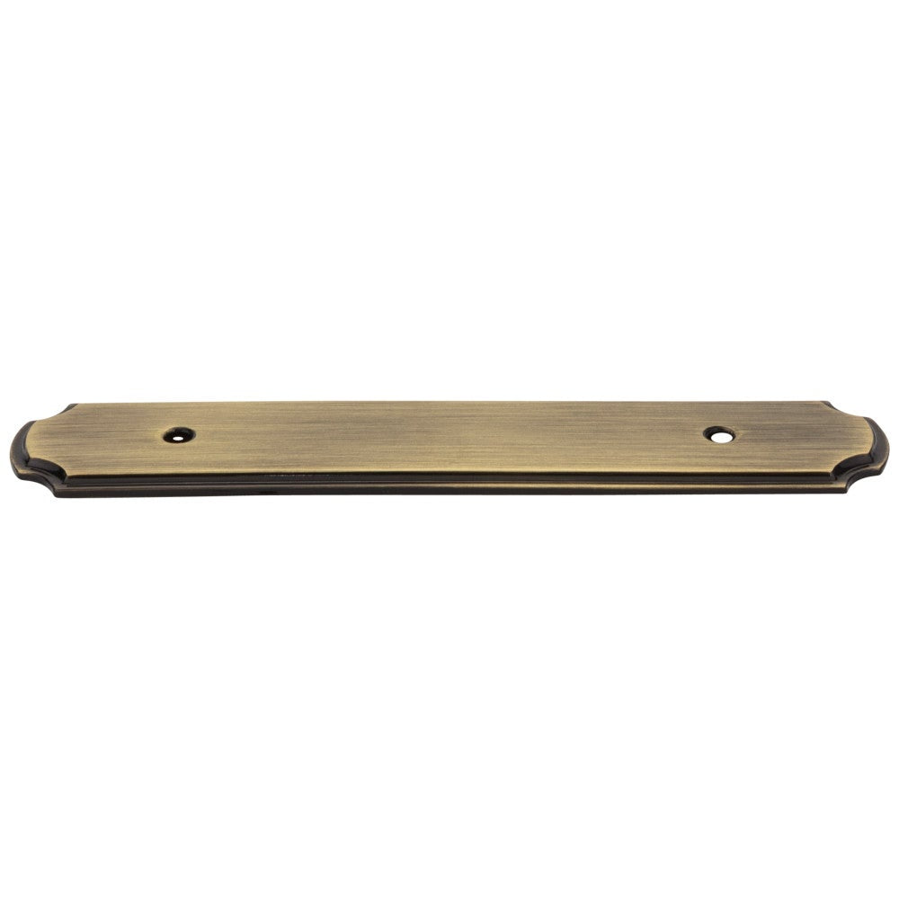 Hardware Resources 6-1/8" O.L. (96 mm Center-to-Center) Polished Chrome Pull Backplate