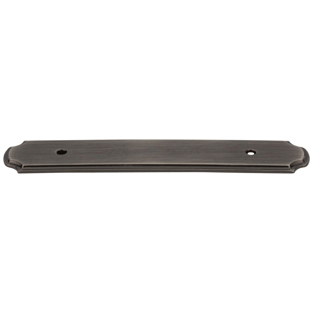 Hardware Resources 6-1/8" O.L. (96 mm Center-to-Center) Polished Chrome Pull Backplate