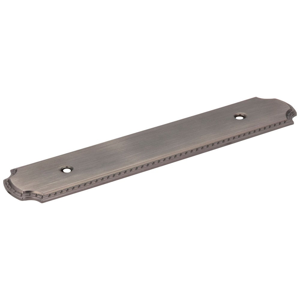 Hardware Resources 6-1/8" O.L. (96 mm Center-to-Center) Satin Nickel Rope Pull Backplate