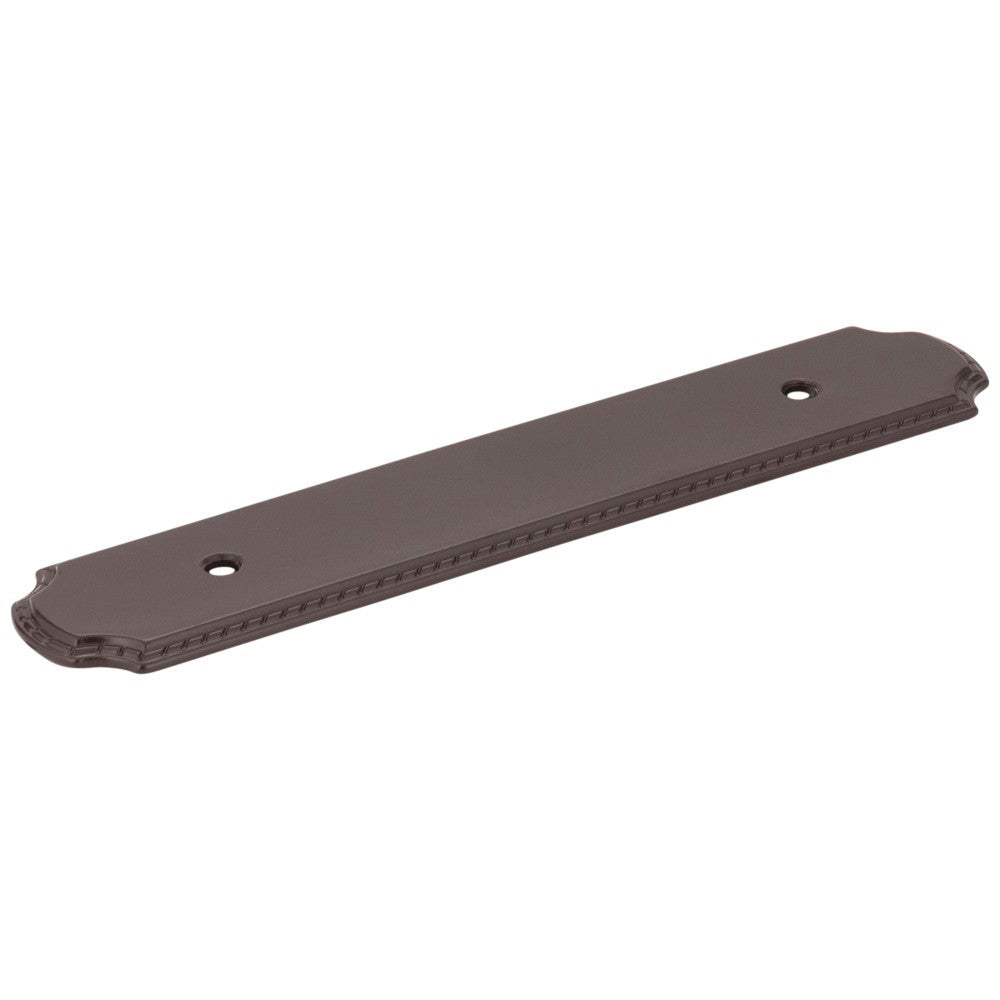 Hardware Resources 6-1/8" O.L. (96 mm Center-to-Center) Satin Nickel Rope Pull Backplate