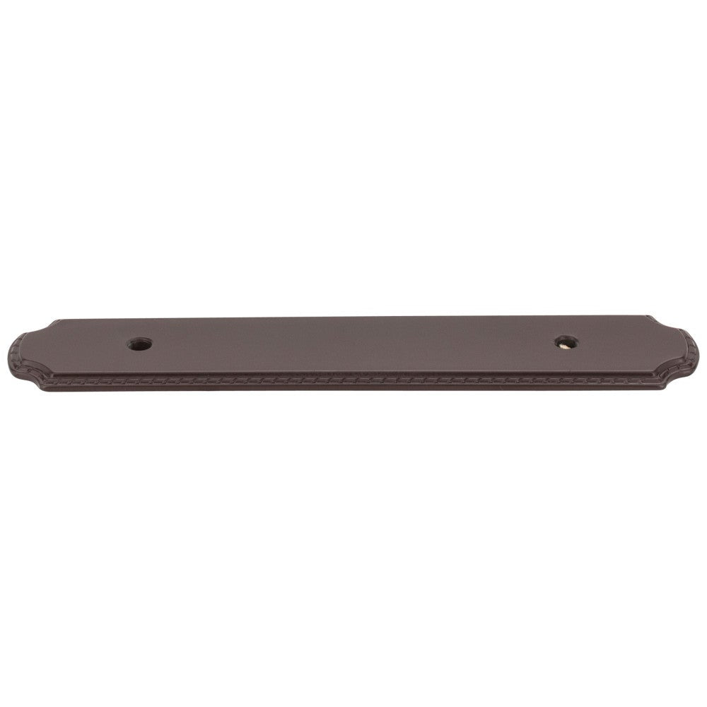 Hardware Resources 6-1/8" O.L. (96 mm Center-to-Center) Satin Nickel Rope Pull Backplate