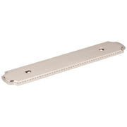 Hardware Resources 6-1/8" O.L. (96 mm Center-to-Center) Satin Nickel Rope Pull Backplate