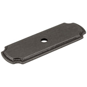 Hardware Resources 2-13/16" Gun Metal Knob Backplate