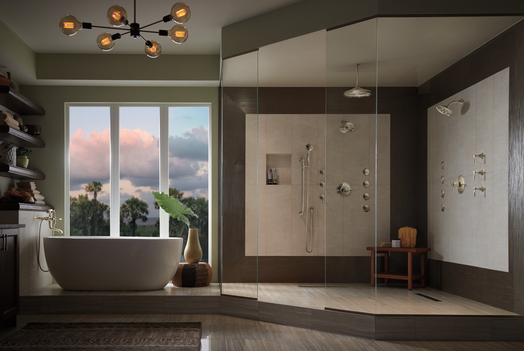 Brizo Essential™ Shower 7" Classic Wall Mount Shower Arm And Flange