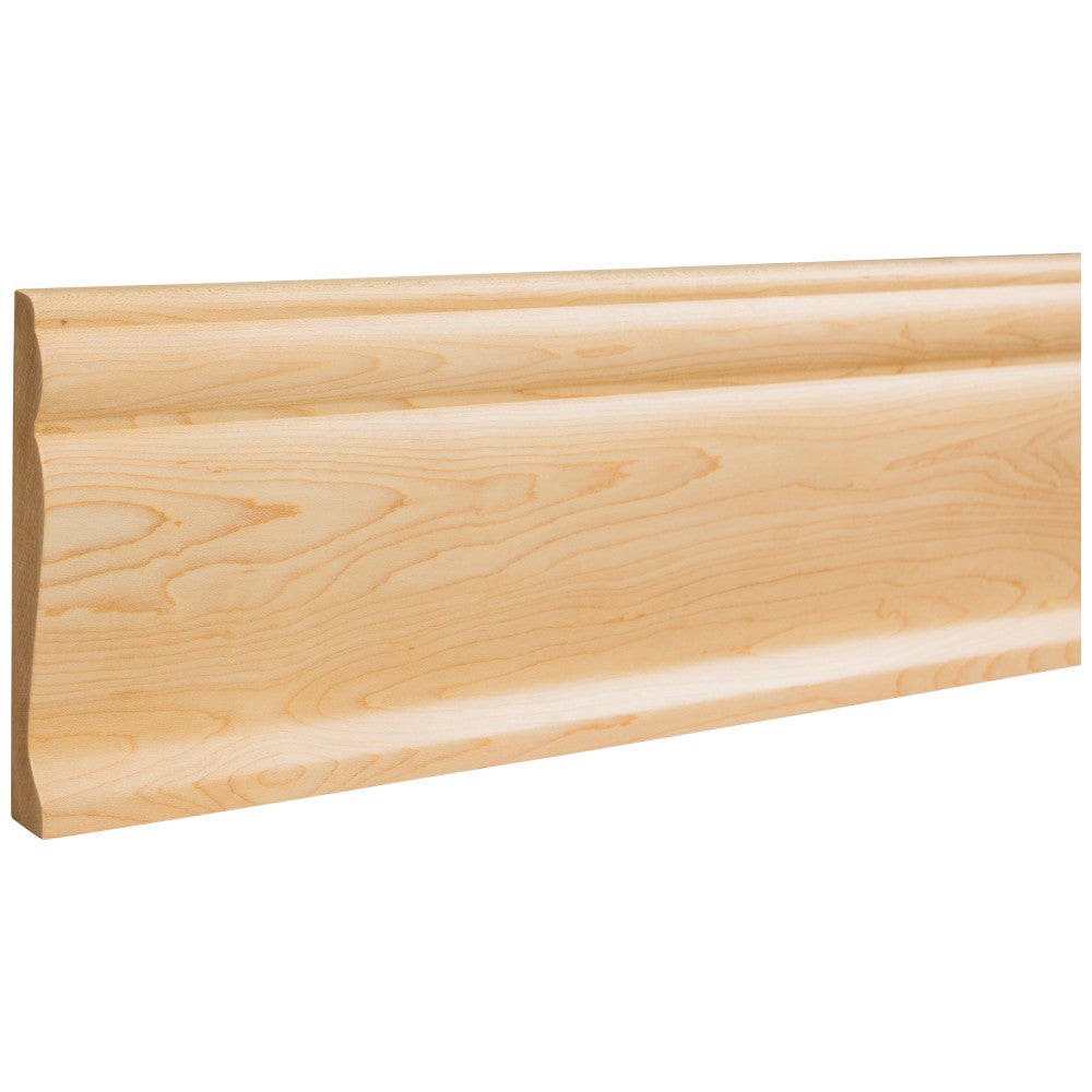 3/4" D x 4-3/4" H Rubberwood Base Moulding
