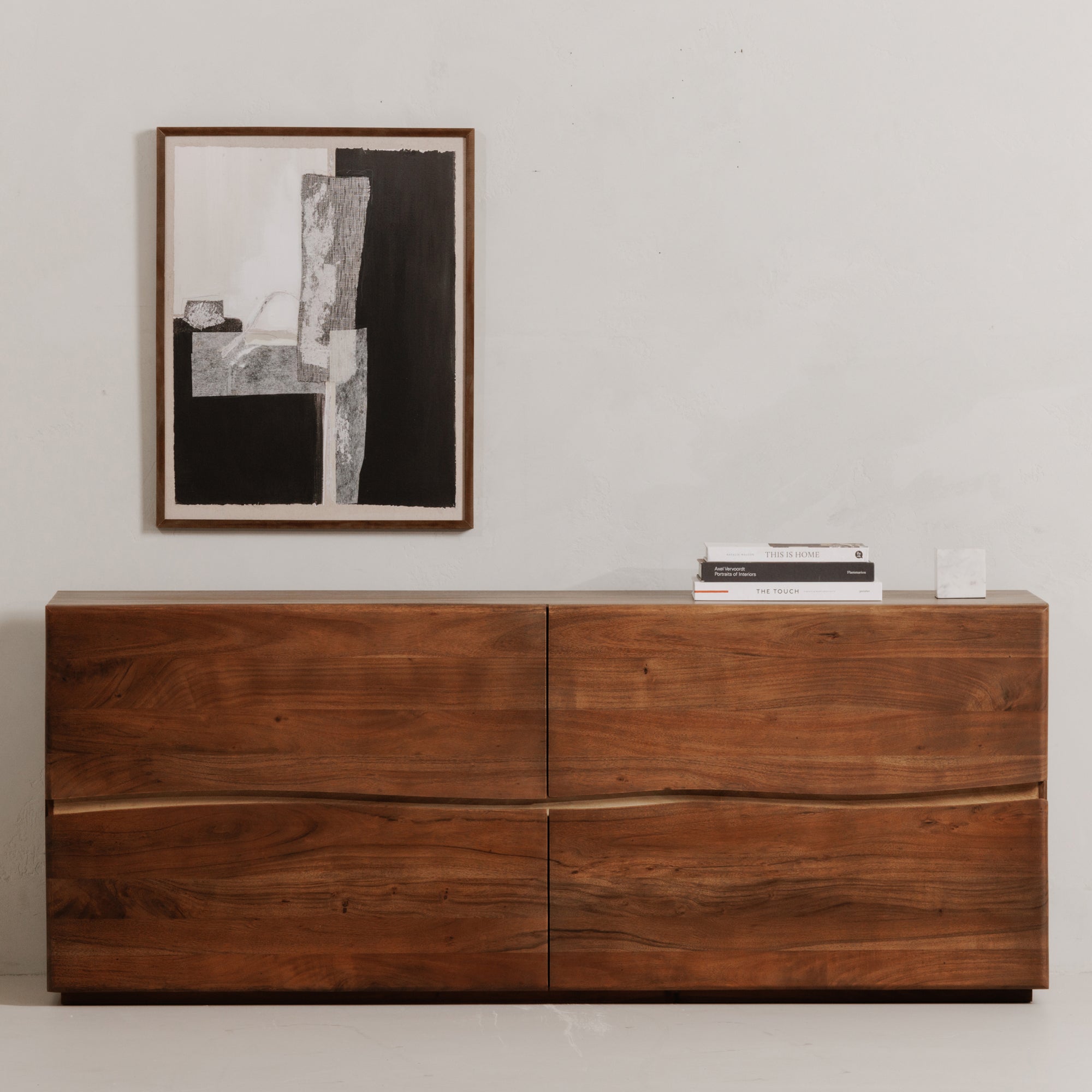 Moes Watson 4 Drawer Dresser Brown BB-1001-03