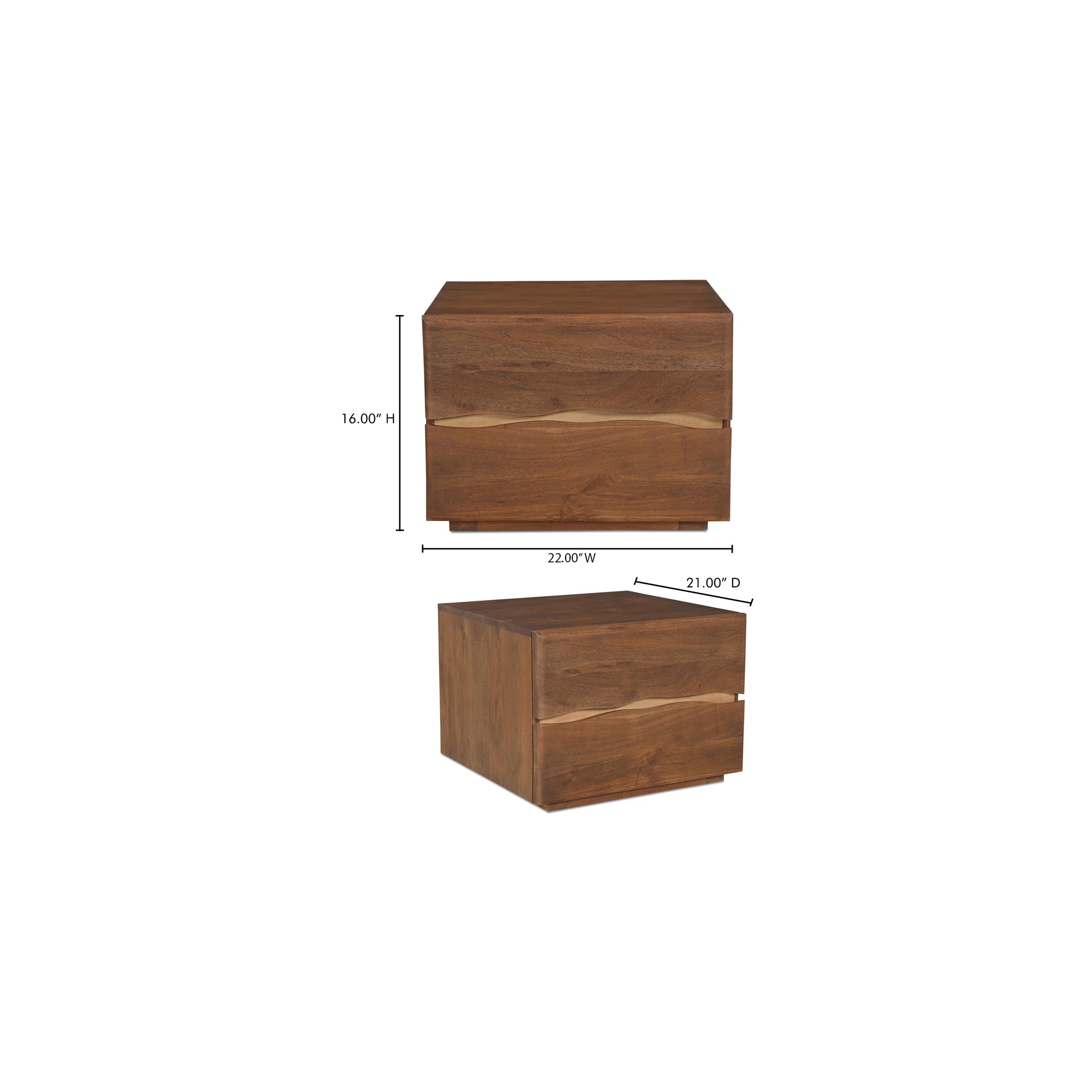 Moes Watson Nightstand Brown BB-1002-03