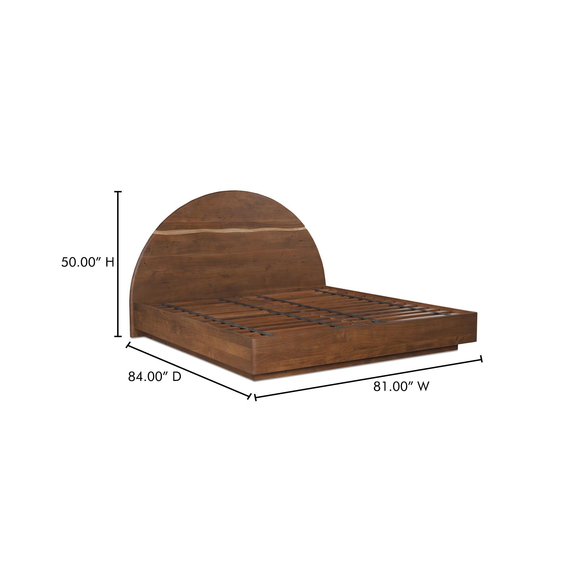Moes Watson King Bed Brown BB-1004-03-0