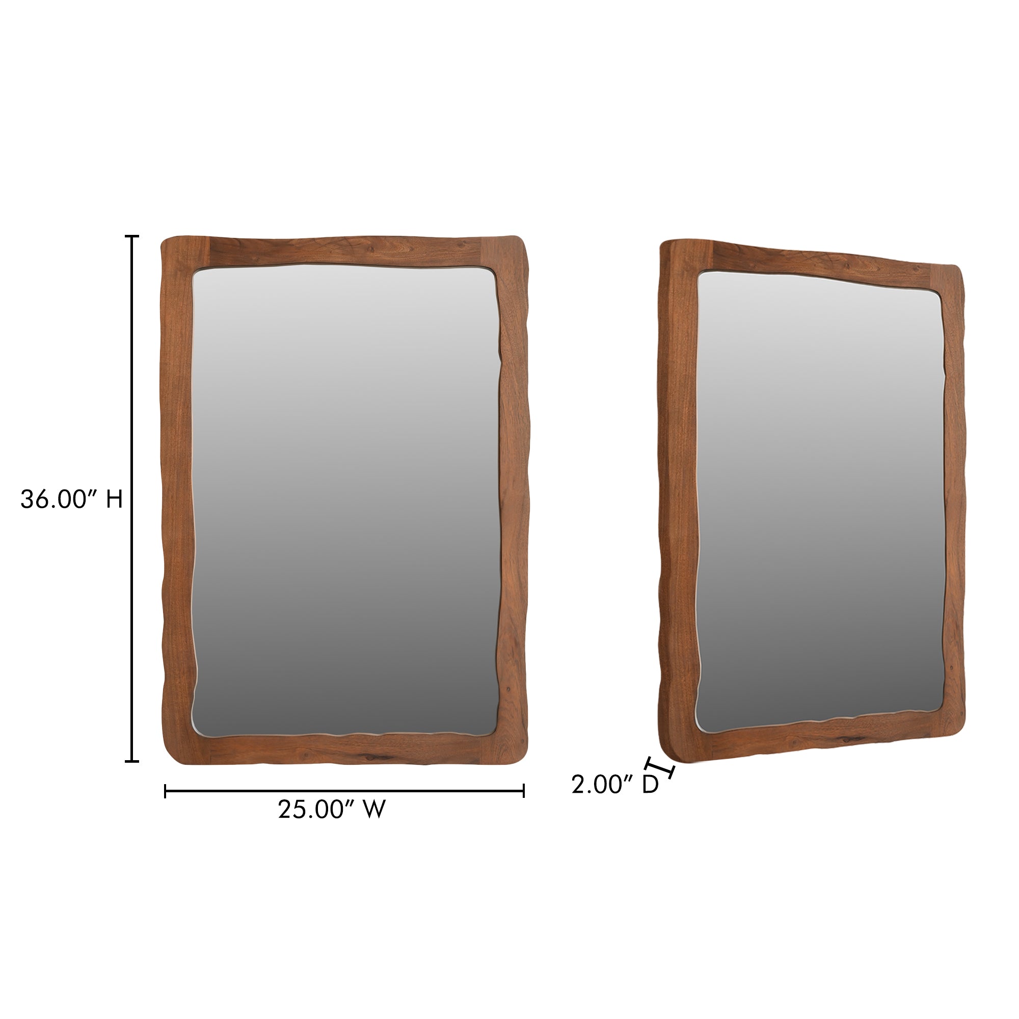 Moes Ellis Small Mirror Brown BB-1008-03