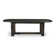Moes Glenn Oval Dining Table Dark Brown BB-1026-20-0