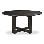 Moes Glenn Round Dining Table Dark Brown BB-1027-20-0