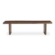 Moes Lila Dining Bench Large Brown BB-1037-03-0