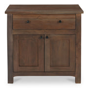 Moes Gene Charging Nightstand Dark Brown BB-1039-20