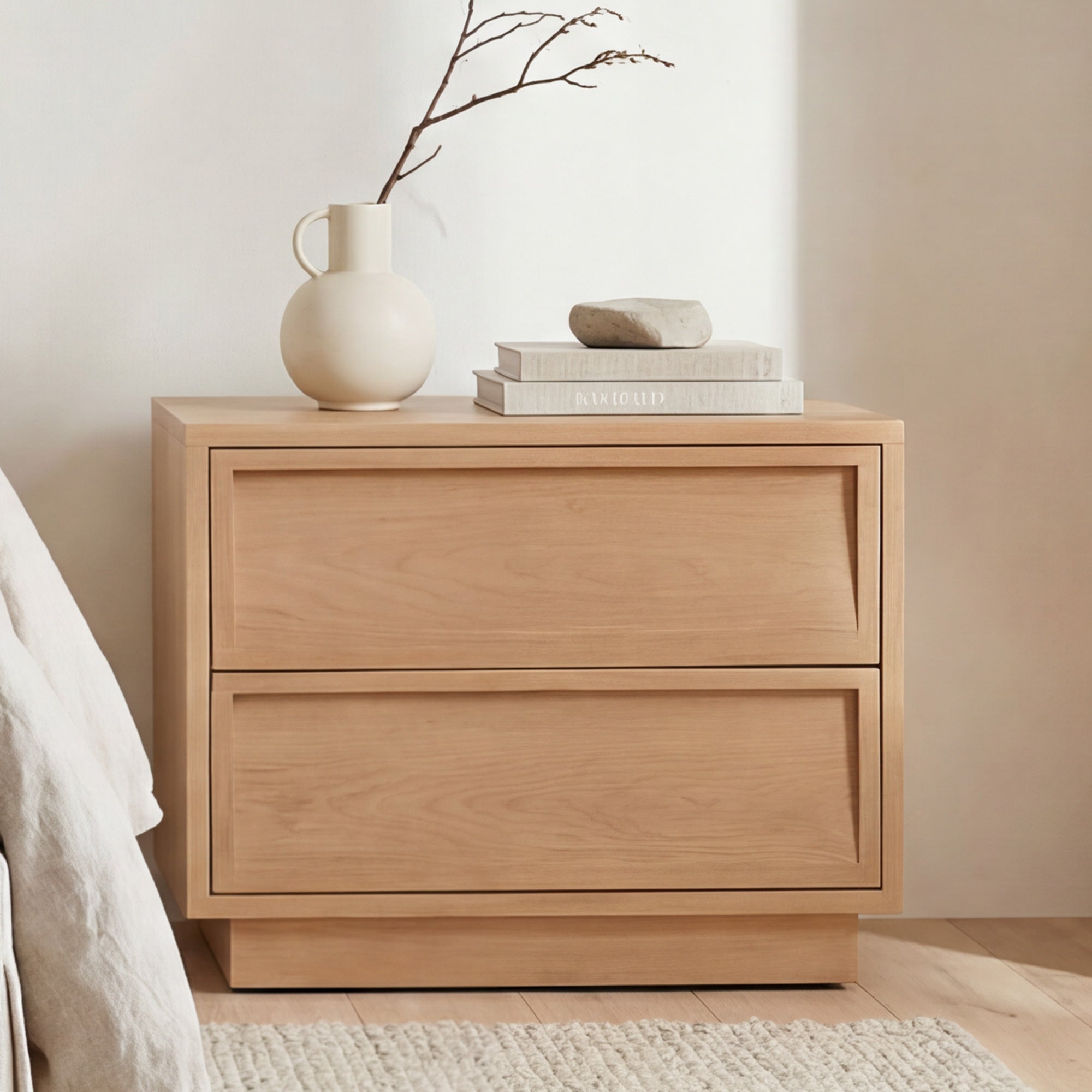 Moes Hudson Nightstand Natural BB-1045-24